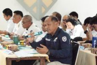 Kepala Dinas Komunikasi, Informatika dan Persandian Barito Utara (Barut), Kalteng, H Mochammad Ikhsan, menanggapi sejumlah usulan prioritas pembangunan di Kecamatan Lahei, khususnya terkait pembangunan tower sinyal dan pembangunan jaringan internet. Foto: Diskominfosandi Barut