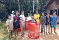 PT Multipersada Gatramegah membantu 20 tandon air untuk warga di Karamuan, Sabtu, 17 Januari 2026. Foto: PT Multipersada Gatramegah