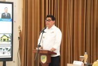 Bupati Barito Utara (Barut), Kalteng, H Shalahuddin, secara resmi membuka pelaksanaan agenda tahunan Musyawarah Perencanaan Pembangunan (Musrenbang) Rencana Kerja Pemerintah Daerah (RKPD) Montallat 2027, di aula kantor kecamatan setempat, Jumat, 6 Februari 2026. Foto: Diskominfosandi Barut