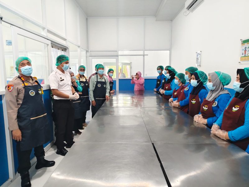 Polres Barito Utara (Barut), Kalteng, turut menghadirkan dapur Satuan Pelayanan Pemenuhan Gizi (SPPG) yang diluncurkan serentak Presiden Prabowo Subianto, Jumat, 13 Februari 2026. Foto: Istimewa