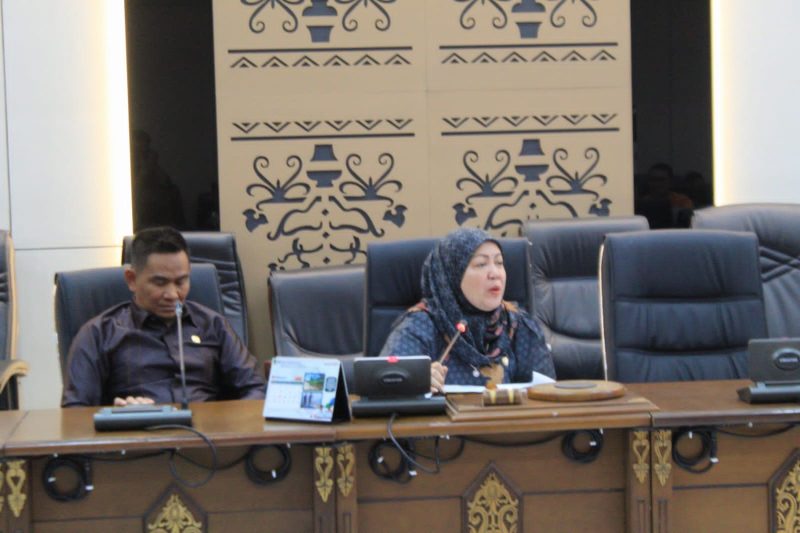 Anggota DPRD Barito Utara (Barut), Kalteng, menggelar rapat dengar pendapat (RDP) dengan memanggil perwakilan Lion Grup serta Kepala Bandara Haji Muhammad Sidik (HMS) Muara Teweh, Kamis, 19 Februari 2026. Foto: Ahya/kaltenglima.com