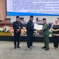 Bupati Barito Utara (Barut), Kalteng, H Shalahuddin menyampaikan nota pengantar Rancangan Peraturan Daerah (Raperda) dalam sidang paripurna ke-I masa sidang II di ruang rapat paripurna DPRD Barut, Senin, 23 Februari 2026. Foto: Istimewa