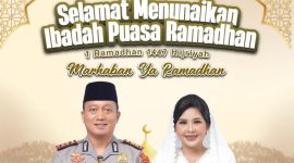 Kapolres Barito Selatan (Barsel), Kalimantan Tengah, AKBP Jecson R. Hutapea bersama istri.