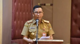 Plt. Sekda Provinsi Kalteng yang juga Kepala Bapperida Kalteng, Leonard S. Ampung. (MMC Kalteng)