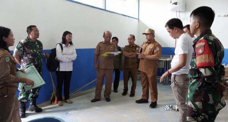 Pemkab Murung Raya Tinjau Kelayakan SPPG MBG di Desa Bahitom, Senin (9/02/2026).