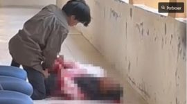 Mahasiswa UIN Suska Riau membacok mahasiswi, Kamis (26/2/2026). [Ist]