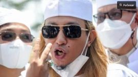 Habib Bahar bin Smith. (ANTARA Foto/Raisan Al Farisi) 