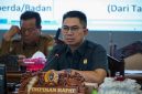 Wakil Ketua III DPRD Provinsi Kalteng Junaidi pimpin Rapat Badan Musyawarah (Banmus) DPRD Provinsi di Ruang Rapat Gabungan DPRD Provinsi Kalteng, Senin (2/2/2026).Foto:Ist