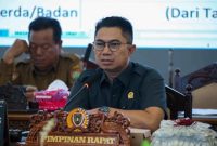 Wakil Ketua III DPRD Provinsi Kalteng Junaidi pimpin Rapat Badan Musyawarah (Banmus) DPRD Provinsi di Ruang Rapat Gabungan DPRD Provinsi Kalteng, Senin (2/2/2026).Foto:Ist