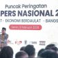 Menteri Koordinator Pemberdayaan Masyarakat (PM) A. Muhaimin Iskandar hadir mewakili Presiden Prabowo Subianto dalam peringatan HPN 2026 di Serang, Banten, Senin (9/2/2026). [Suara.com/Lilis