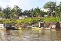 Desa Teluk Mampun Kecamatan Dusun Selatan Kabupaten Barsel.Foto:Istimewa