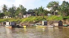 Desa Teluk Mampun Kecamatan Dusun Selatan Kabupaten Barsel.Foto:Istimewa