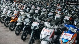 Ilustrasi motor bekas tarikan leasing. (Chat GPT) 
