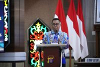 Plt. Sekretaris Daerah Provinsi Kalimantan Tengah Leonard S. Ampung memimpin Rapat Koordinasi Lintas Sektoral Operasi Ketupat Telabang 2026 di Aula Arya Dharma Mapolda Kalteng, Palangka Raya, sebagai upaya memperkuat pengamanan Ramadan dan Idulfitri di Kalimantan Tengah. (5/3/26)