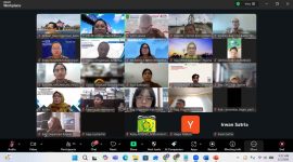 Plt. Kepala Biro Organisasi Setda Provinsi Kalimantan Tengah Betri Susilawati memimpin rapat kerja daring bersama Kepala Bagian Organisasi kabupaten/kota se-Kalimantan Tengah dalam rangka percepatan penataan kelembagaan BPBD Kalimantan Tengah. (3/3/26)