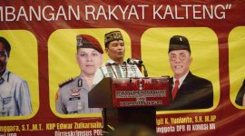 Gubernur Kalimantan Tengah Agustiar Sabran bersama Kapolda Kalteng Irjen Pol Iwan Kurniawan menghadiri perayaan Dies Natalis GMNI ke-72 yang dirangkai dengan Seminar Pertambangan Rakyat di Hotel Luwansa Palangka Raya. (28/3/26)