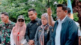 Wakil Ketua II DPRD Barito Utara Henny Rosgiaty Rusli bersama Wakil Bupati Felix SY.Tingan menghadiri Musrenbang di Kecamatan Lahei Barat, Rabu, 4 Februari 2026.(Foto Ist)