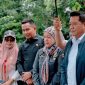 Wakil Ketua II DPRD Barito Utara Henny Rosgiaty Rusli bersama Wakil Bupati Felix SY.Tingan menghadiri Musrenbang di Kecamatan Lahei Barat, Rabu, 4 Februari 2026.(Foto Ist)
