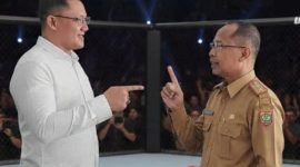 Plt. Direktur RSUD dr. Doris Sylvanus, Suyuti Syamsul, menyampaikan penjelasan terkait polemik dugaan malpraktik yang menyeret nama rumah sakit tersebut di Palangka Raya. (24/3/26), (Gambar Ilustrasi)