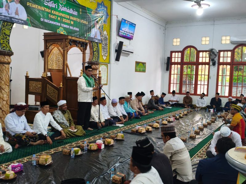 Bupati Shalahuddin saat menyampaikan sambutan di acara safari Ramadan, Rabu(4/3/26). Foto.Dadang