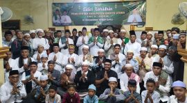 Foto Bupati Barito Utara, H. Shalahuddin, bersama Wabup Felix Sonadie dan jajaran Pemkab Barito Utara menuntaskan Safari Ramadan 1447 Hijriah