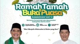 Foto undangan seluruh masyarakat untuk menghadiri kegiatan Ramah Tamah dan Buka Puasa Bersama