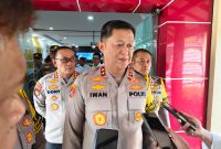 Kapolda Irjen Pol Iwan Kurniawan saat mengunjungi Polres Barito Utara. Foto.Dadang Hardiwan