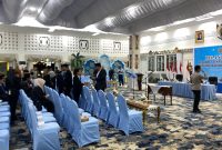 Suasana persiapan pelantikan Sekretaris Daerah (Sekda) Provinsi Kalimantan Tengah di Istana Isen Mulang, Rumah Jabatan Gubernur Kalteng, Palangka Raya, Selasa malam. Sejumlah pejabat Forkopimda dan kepala OPD Pemprov Kalteng mulai berdatangan menjelang prosesi pelantikan. (31/3/26)