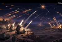 Ilustrasi perang - Perang Israel vs Iran. (Gemini) 