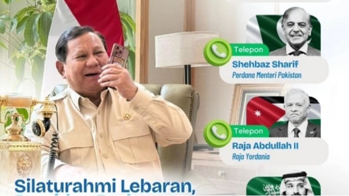 Prabowo Silaturahmi via Telepon dengan Erdoğan hingga Mohammed bin Salman. (Instagram/@sekretariat.kabinet) 