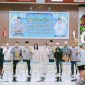 Kapolres Barsel AKBP Jecson R. Hutapea didampingi Waka Polres saat berfoto bersama sejumlah wartawan yang hadir dalam acara buka buasa bersama, Sabtu (14/3/2026). Foto. Alifansyah/1tulah.com