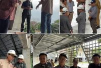 Jajaran legislatif di DPRD Kalteng melakukan kunjungan kerja langsung ke lokasi pembangunan Gereja Maranatha GKE Palangka Raya untuk memastikan progres fisik rumah ibadah tersebut berjalan sesuai rencana.Foto:Istimewa