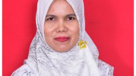 Nor Asiah, Pengawas  Madrasah di kantor Kmenang Kota Palangkaraya. Foto.Dadang