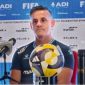 Pelatih Timnas Indonesia, John Herdman saat konferensi pers di jakarta (Suara.com/Adie Prasetyo Nugraha).