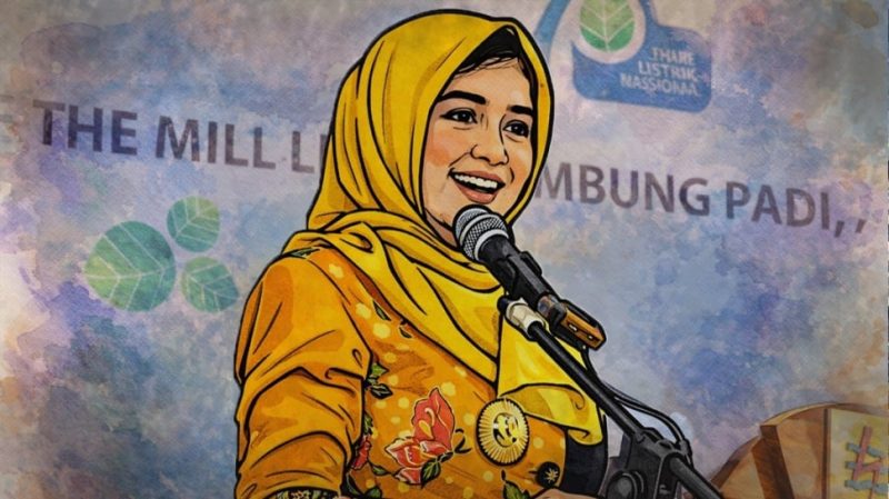 Ilustrasi Bupati Pekalongan, Fadia Arafiq.Foto:Suara.com
