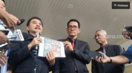 Tersangka kasus dugaan pencemaran nama baik dan fitnah ijazah palsu Presiden ke-7 RI Joko Widodo atau Jokowi, Roy Suryo, menegaskan tidak akan mengajukan permohonan restorative justice (RJ) ke Polda Metro Jaya. (Suara.com/M. Yasir) 