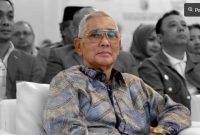 Wakil Presiden ke-6 RI, Try Sutrisno (Instagram/sapulidicenter) 