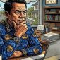 Ilustrasi ASN WFH untuk hemat BBM. [Suara.com/Emma] 