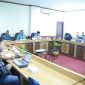 Staf Ahli Gubernur Bidang Pemerintahan, Hukum, dan Politik H. Darliansjah memimpin rapat pembahasan Skema Kredit UMKM HAGUET secara virtual di Ruang Rapat Bajakah, Kantor Gubernur Kalimantan Tengah, Palangka Raya. Rapat tersebut membahas skema pembiayaan bunga 0 persen bagi pelaku UMKM di Kalteng. (10/4/26}