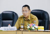 Staf Ahli Gubernur Kalimantan Tengah Yuas Elko membuka Forum Kemitraan Pengelolaan Fasilitas Kesehatan Tahun 2026 untuk memperkuat pelaksanaan Program JKN di Kalteng. (14/4/26)