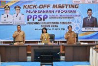 Pemerintah Provinsi Kalimantan Tengah resmi memulai Program PPSP Tahun 2026 melalui Kick Off Meeting di Aula Bapperida sebagai langkah strategis meningkatkan layanan sanitasi dan kualitas hidup masyarakat. (20/4/26)