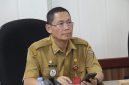 Staf Ahli Gubernur Kalteng Yuas Elko mengikuti Rapat Koordinasi Pengendalian Inflasi Tahun 2026 di Kantor Gubernur Kalimantan Tengah. (20/4/26)