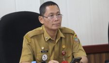 Staf Ahli Gubernur Kalteng Yuas Elko mengikuti Rapat Koordinasi Pengendalian Inflasi Tahun 2026 di Kantor Gubernur Kalimantan Tengah. (20/4/26)