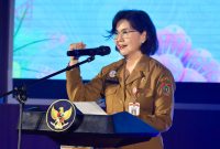 Pj Sekda Kalteng Linae Victoria Aden bersama Bunda PAUD Kalteng membuka lomba fashion show dan mewarnai anak usia dini dalam rangka Hari Kartini ke-147 di Palangka Raya. (27/4/26)