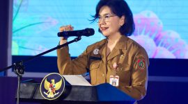 Pj Sekda Kalteng Linae Victoria Aden bersama Bunda PAUD Kalteng membuka lomba fashion show dan mewarnai anak usia dini dalam rangka Hari Kartini ke-147 di Palangka Raya. (27/4/26)