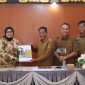 Pemkab Mura menyerahkan LKPD Tahun Anggaran 2025 yang dilaksanakan di Aula Cahai Ondhui Tingang, Gedung B Kantor Bupati setempat, Senin (6/4/2026).