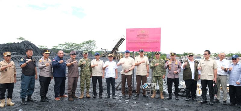 Pemkab Mura sambut kunjungan Menhan dan Satgas PKH di Kabupaten  Murung Raya, Selasa (7/04/2026). (foto : Diskominfo SP Mura)