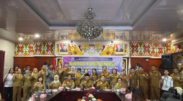 Rapat Koordinasi (Rakor) Tim Percepatan Penurunan Stunting yang digelar di Aula A Kantor Bupati Mura, Senin (20/4/2026).