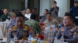 Pemkab Mura terima kunjungan kerja Menteri Pertahanan RI, Sjafrie Sjamsoeddin, bersama Satgas PKH di wilayah operasional PT Asmin Koalindo Tuhup (AKT), Desa Tumbang Bauh, Kecamatan Barito Tuhup Raya, Selasa (7/4/2026).