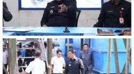 Bupati Barito Utara Shalahuddin didampingi Wakil Bupati, Felix Sonadie Y.Tingan, melakukan inspeksi mendadak alias sidak ke Perusahaan Daerah Air Minum (PDAM) Muara Teweh, Rabu, 4 Maret 2026 pagi.(foto Facebook Haji Shalahuddin)